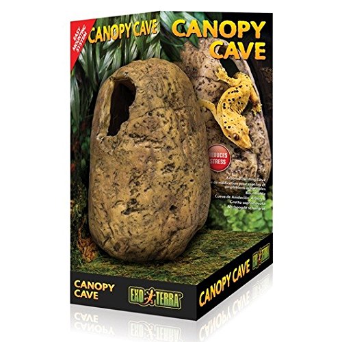 Exo Terra Canopy Cave - Elevated Reptile & Amphibian Hiding Place - Terrarium Decor PT2870