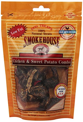 Smokehouse Chicken & Sweet Potato Dog Treats - 4 oz Resealable Bag