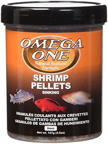 Omega One Catfish/Shrimp Sinking Pellets - Freshwater & Saltwater Fish Food, 4.5 oz