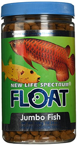 New Life Spectrum Float Jumbo Fish Food, 7.5mm Pellets, 350g