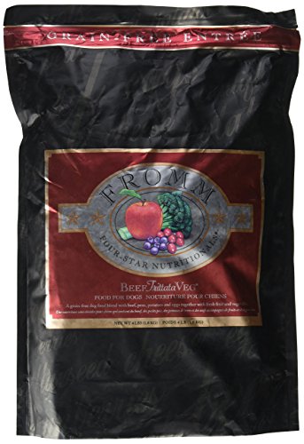 Fromm 4-Star Beef Frittata Veg Recipe Grain-Free Dry Dog Food, 4 lb