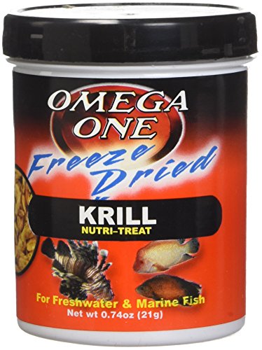 Omega One Freeze Dried Krill - Fish Food Treat - 0.74 oz / 0.85 oz