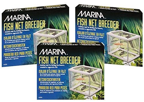 Marina Fine Mesh Fish Net Breeder Trap - Ideal Isolation Chamber