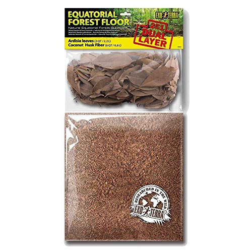 Exo Terra Equatorial Forest Floor Substrate - 8qt Reptile Terrarium Bedding