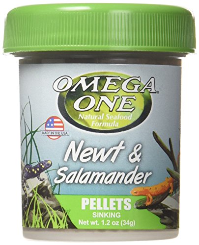 Omega One Newt & Salamander Pellets - 1.2 oz Newt and Salamander Food