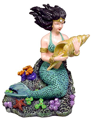 BLE ORNMT Mermaid Shell Large Ornament
