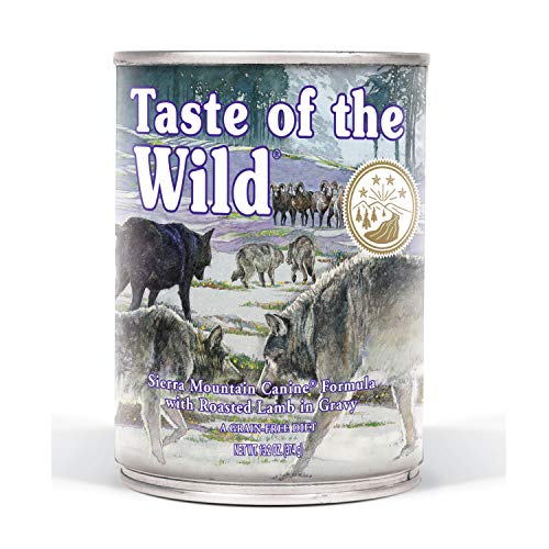 Taste of the Wild Sierra Mountain Lamb Recipe Grain-Free Canned Wet Dog Food, 13.2 oz Can (12-Pack Available)