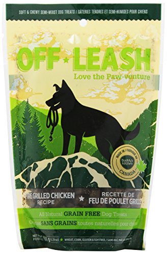 Off-Leash Soft & Chewy Grilled Chicken Dog Treats, 5.29 oz - Grain Free Option Available