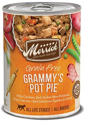 Merrick Grain Free Grammy's Pot Pie Wet Dog Food, 12.7 oz Can - Chicken Recipe