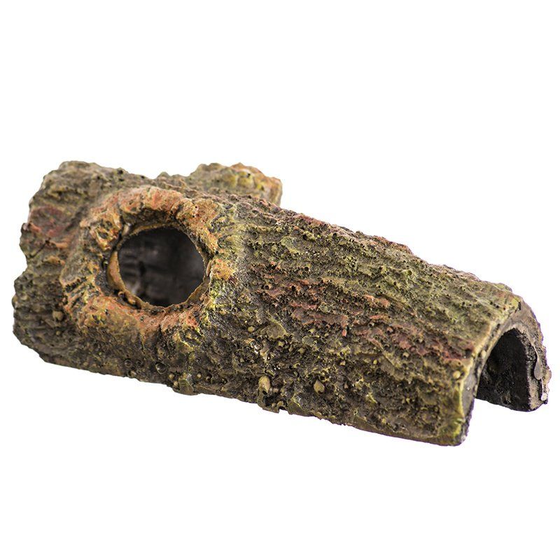 Zilla Bark Bends Small Reptile Hideout Decor - Natural Brown Bark