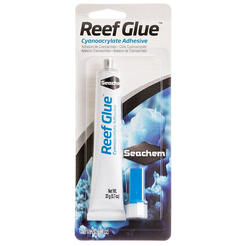 Seachem Reef Glue - Cyanoacrylate Gel for Coral Frag Mounting - 20g (0.7 oz)