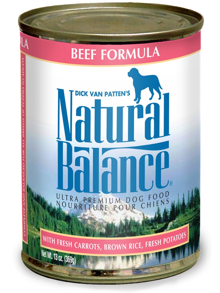 Natural Balance Ultra Premium Beef Formula Canned Dog Food 13oz
