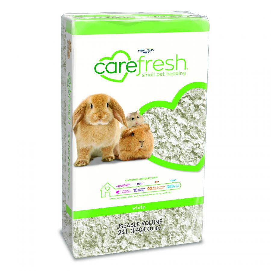 Carefresh White Small Pet Bedding - 23L - Natural Paper Fiber Bedding