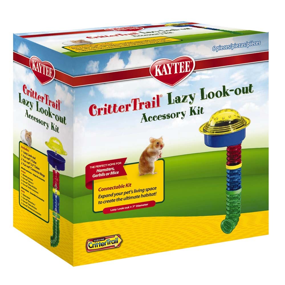 Kaytee CritterTrail Lazy Look-Out Accessory Kit - Small Animal Habitat Expansion