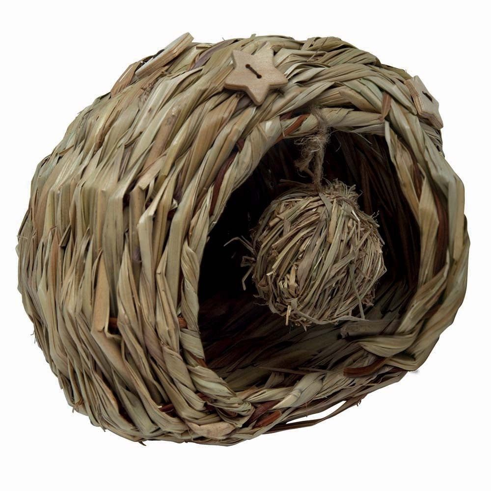 Kaytee Natural Play 'n Chew Cubby Nest - Medium - Small Animal Hideout & Toy