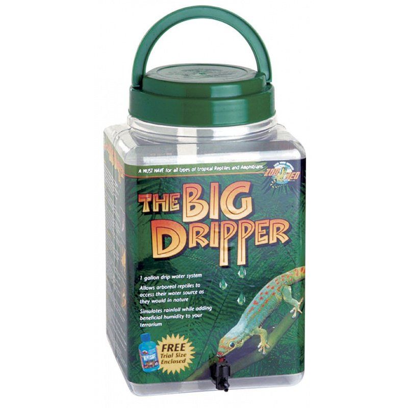 Zoo Med The Big Dripper - Reptile Drip Water System - 1 Gallon