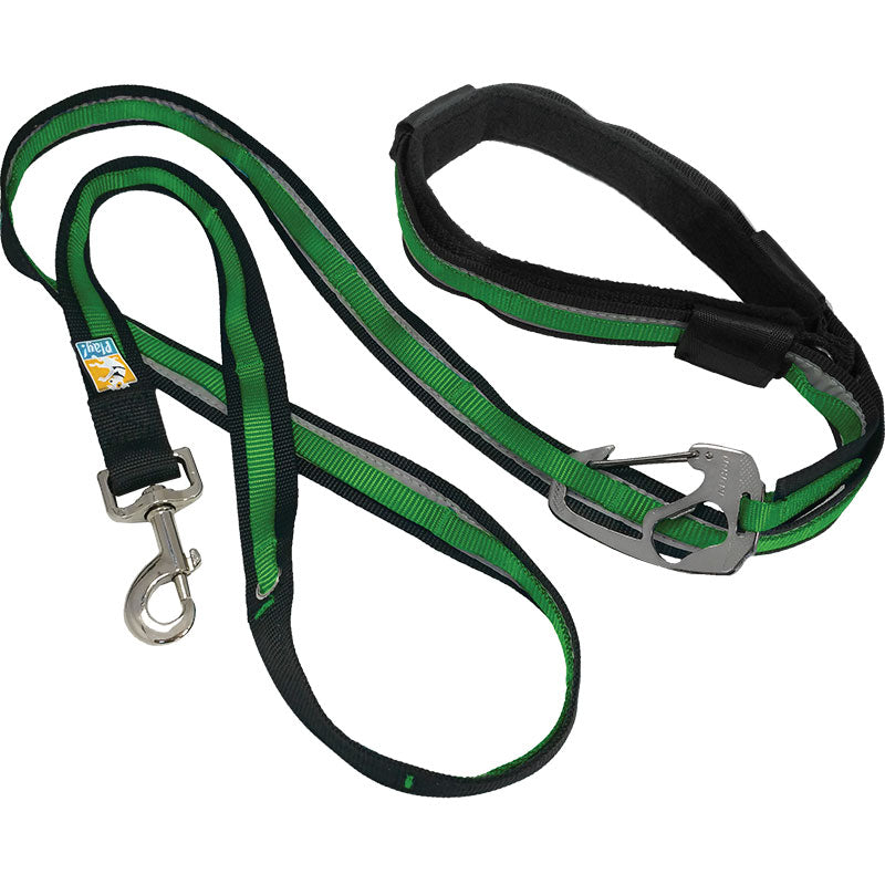Kurgo Reflect & Protect Quantum Leash - Grass Green - 6-in-1 Reflective Dog Leash