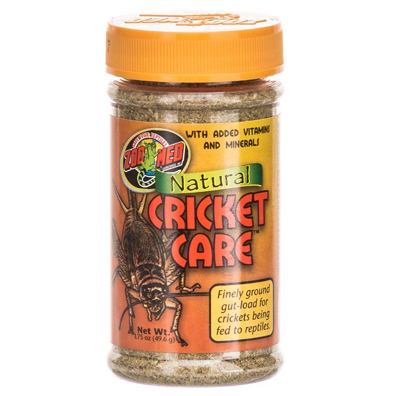 Zoo Med Natural Cricket Care - Gut Load Food for Reptiles - 1.75 oz