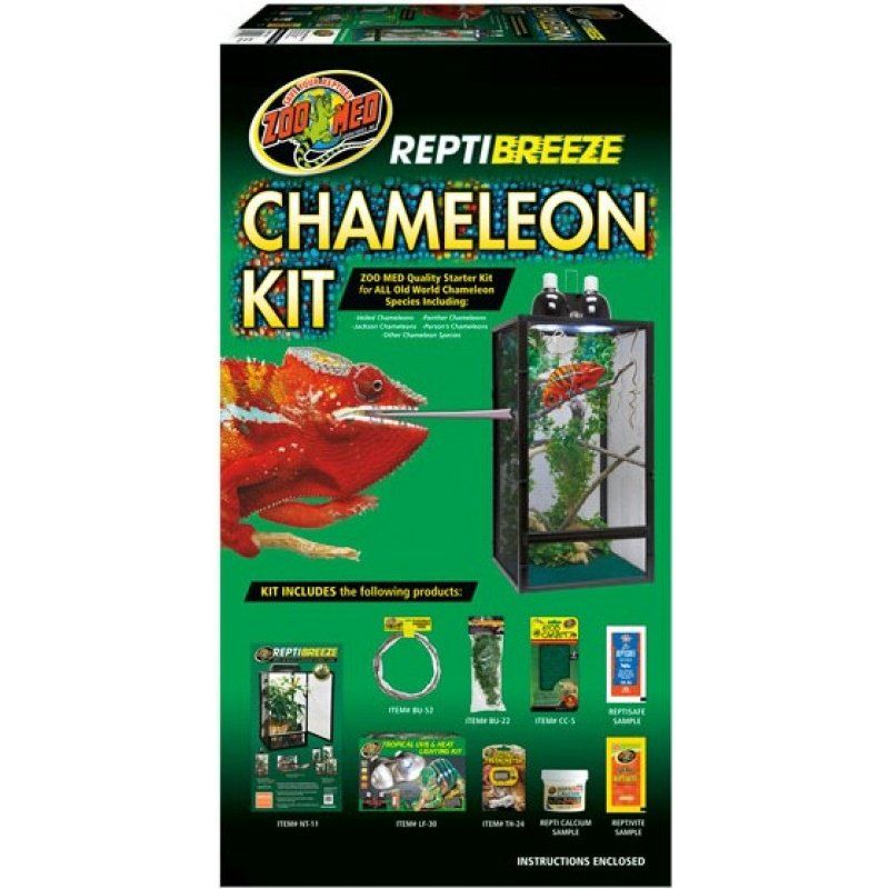 Zoo Med ReptiBreeze Chameleon Kit - Complete Starter Kit for Chameleons