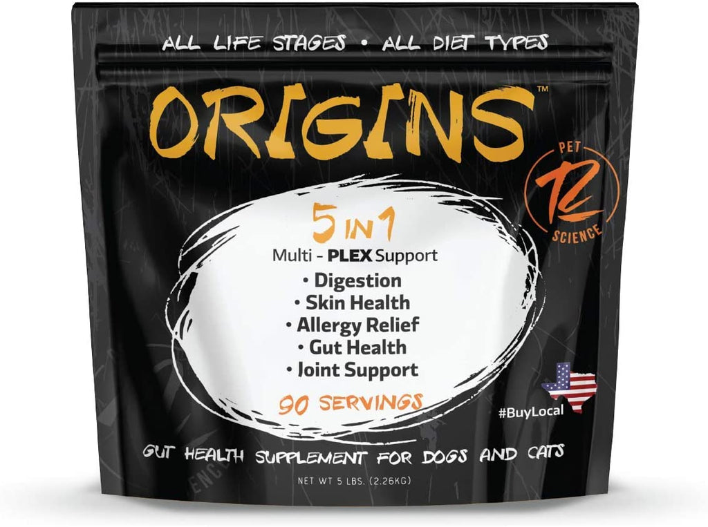 Rogue Pet Science Origins 5in1 Supplement - Gut Health Topper - 0.5lb