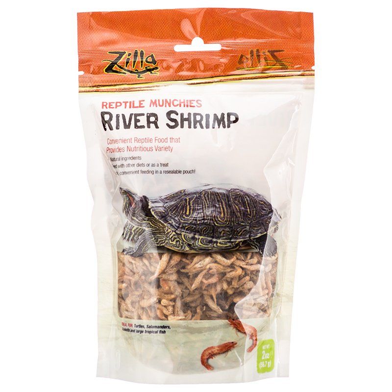 Zilla Reptile Munchies River Shrimp - 2 oz - Reptile Food Treat