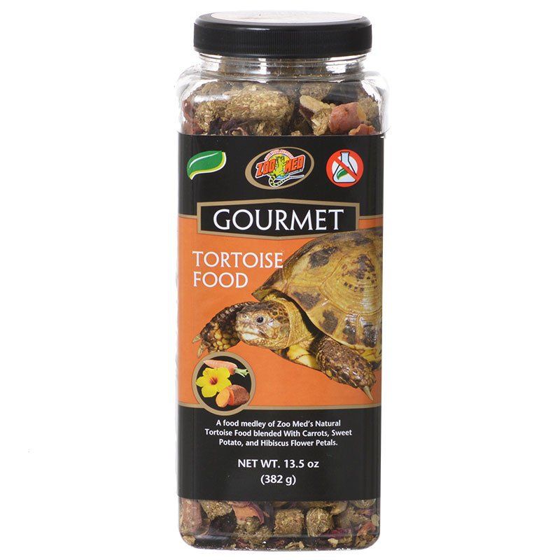 Zoo Med Gourmet Tortoise Food - 13.5 oz (400ml) - Natural Diet with Added Vitamins & Minerals