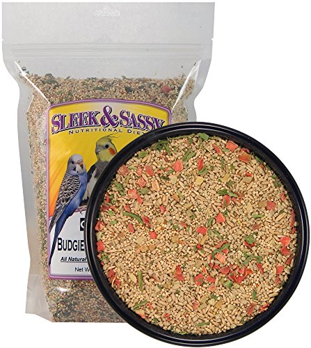 SLEEK & SASSY Garden Budgie (Parakeet) Food - 2 lbs. Bird Seed Mix