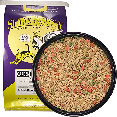 Sleek & Sassy Garden Budgie/Parakeet Food (20 lbs)