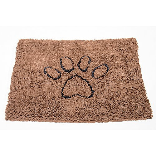 Dog Gone Smart Dirty Dog Doormat - Brown, Medium, 31 x 20 in - Super Absorbent, Fast Drying Rug