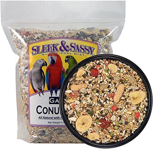 SLEEK & SASSY Garden Conure Parrot Food (4 lbs)