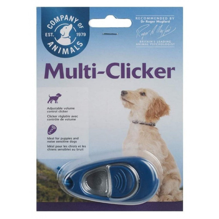 Clix Multi-Clicker Dog Training Clicker with Adjustable Volume/Tone