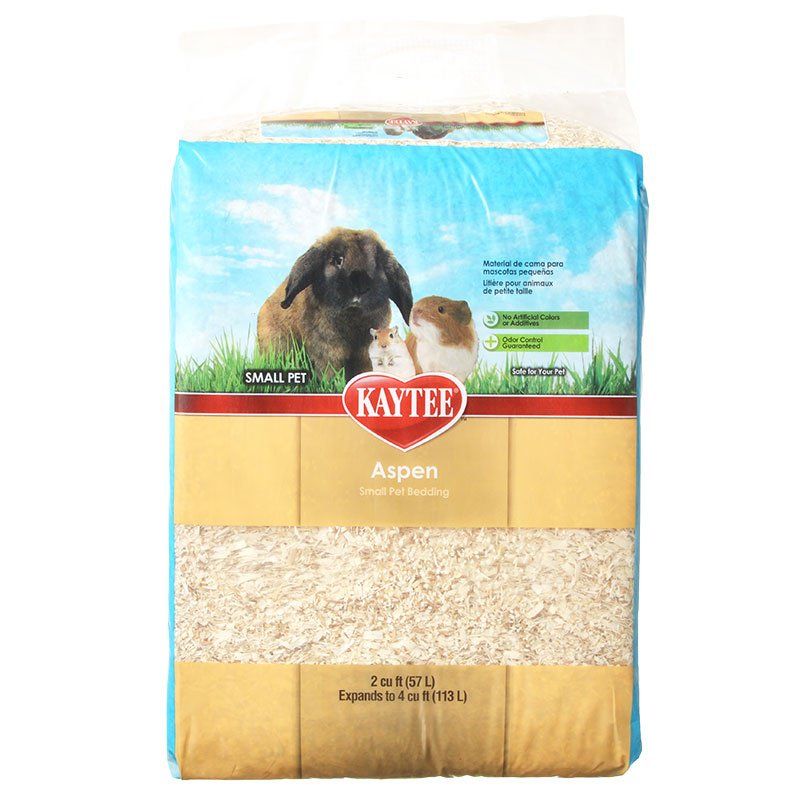 Kaytee Aspen Bedding & Litter - Natural Small Pet Bedding, 4 cu ft