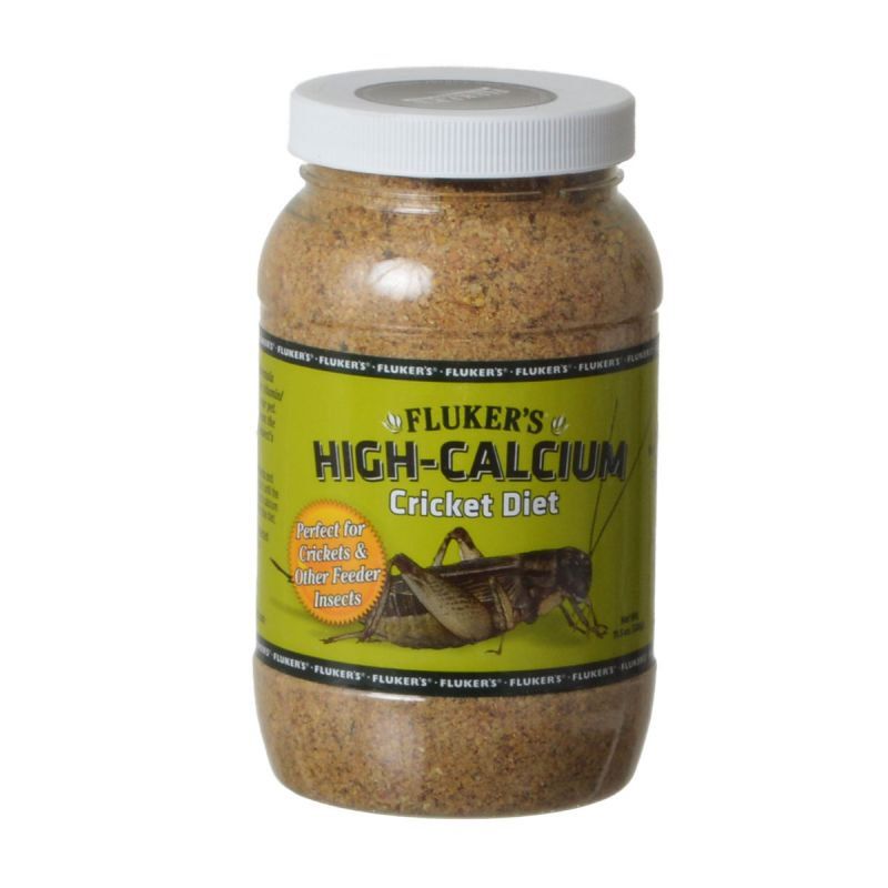 Fluker's Hi-Calcium Cricket Diet, 11.5 oz - Gut Loading Food for Crickets and Feeder Insects