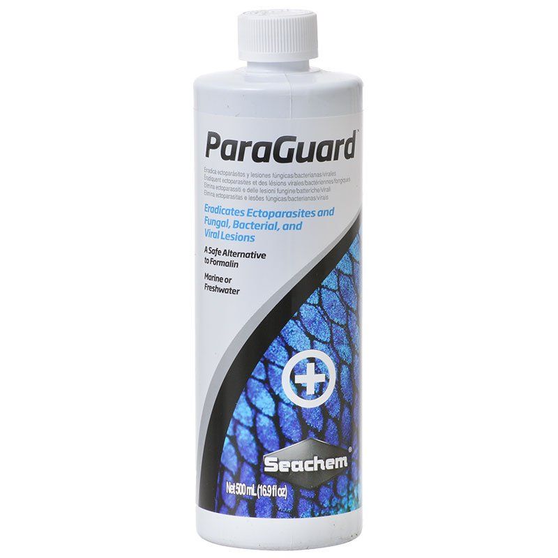 Seachem ParaGuard - Fish & Filter Safe Parasite Control - 500 mL (17 fl oz)