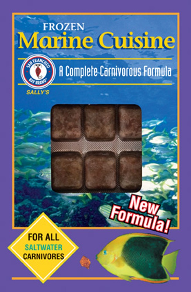San Francisco Bay Marine Cuisine Frozen Fish Food Cubes 3.5 oz (100g)