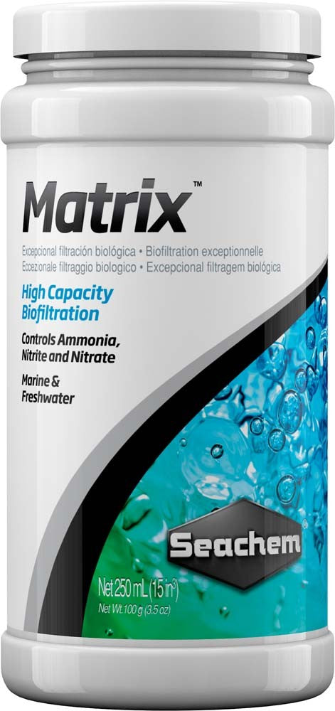 Seachem Matrix Bio-Media - High Capacity Biofiltration - 250ml Aquarium Filter Media