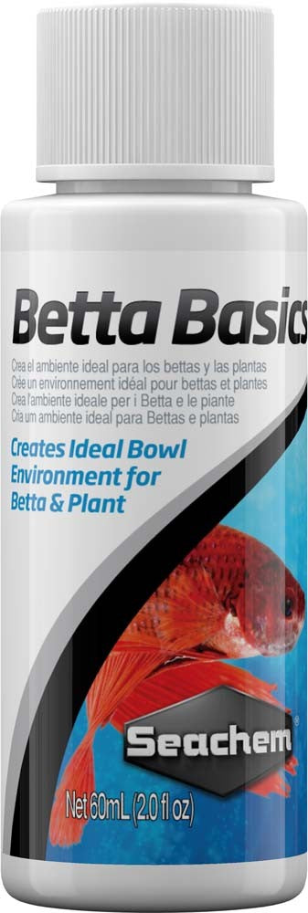 Seachem Betta Basics - Water Conditioner for Betta Aquariums - 60mL