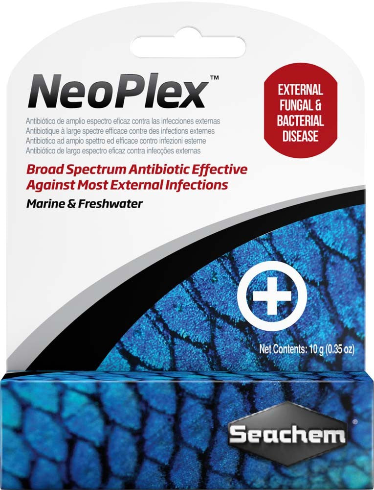Seachem NeoPlex - Broad Spectrum Antibiotic for Fish - 10g - Treats External Infections