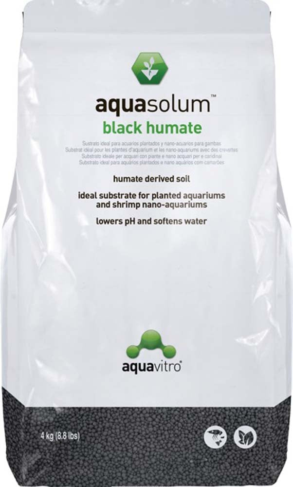 Seachem Aquavitro Aquasolum Black Humate - Planted Aquarium Substrate - 8.8 lbs / 4 kg