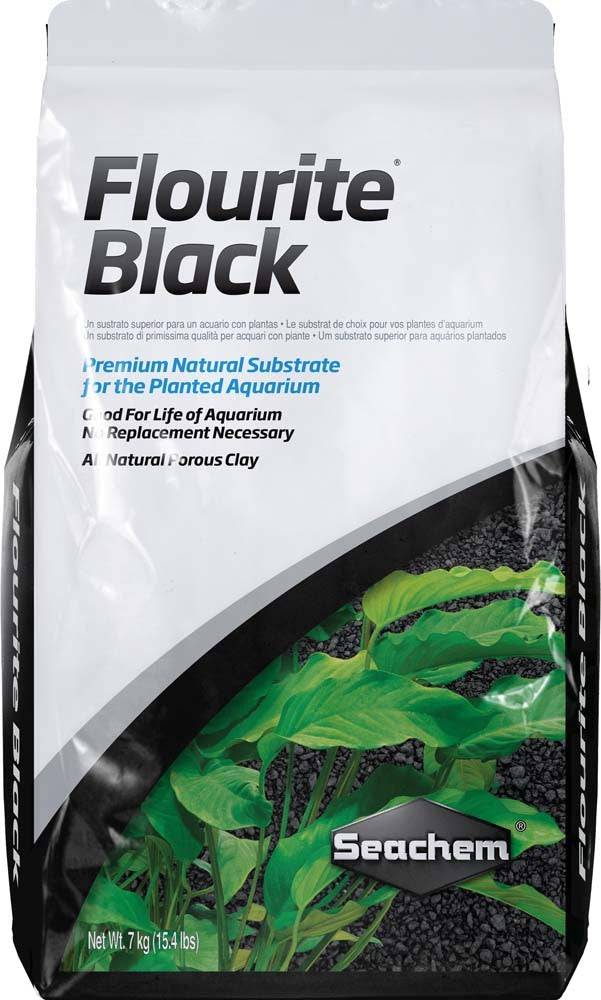 Seachem Flourite Black Planted Aquarium Gravel 7kg/15.4lb