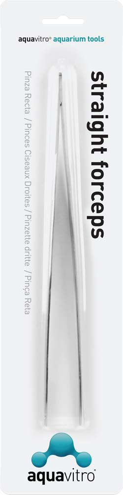 Aquavitro Straight Forceps - 10" Stainless Steel Aquarium Planting Tool