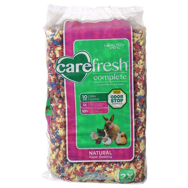 Carefresh Confetti Small Pet Bedding - Natural Paper Fiber, 23L