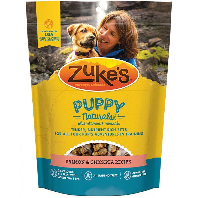 Zuke's Puppy Naturals Salmon & Chickpea Puppy Training Treats - 5 oz