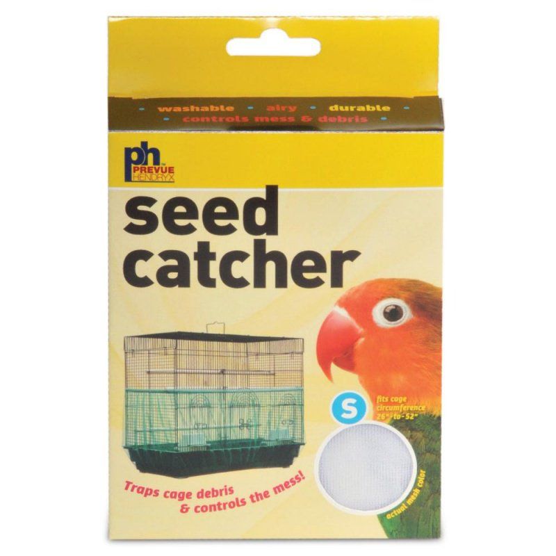 Prevue Pet Products Mesh Seed Catcher - Small, 7 inch High Bird Cage Seed Guard Skirt
