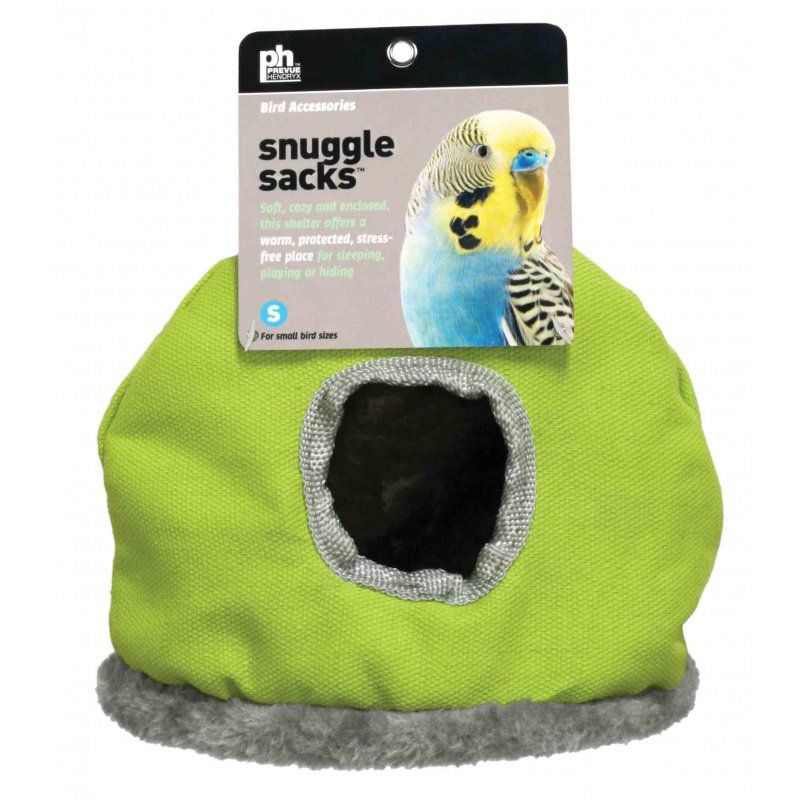 Prevue Pet Products Snuggle Sack - Small Bird Nest/Bed - Warm Fleece Interior, Cage Attachment