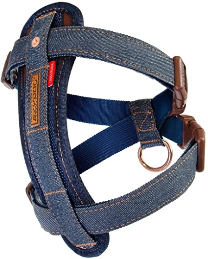 Ezydog Chest Plate Dog Harness - Jeans