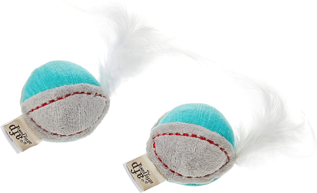 AFP Kitty Feather Ball Cat Toy - Assorted Colors