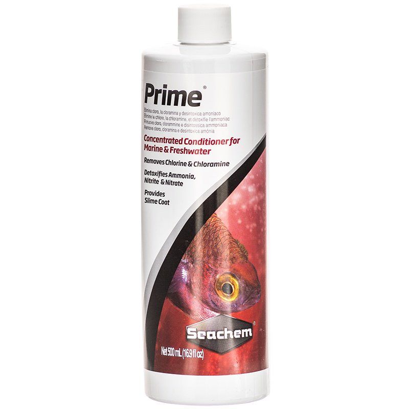 Seachem Prime Water Conditioner - 500ml - Freshwater & Saltwater Aquarium Treatment