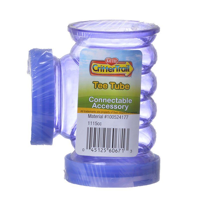 Kaytee CritterTrail Fun-Nel Tube Tee - Hamster, Gerbil, & Mouse Habitat Accessory
