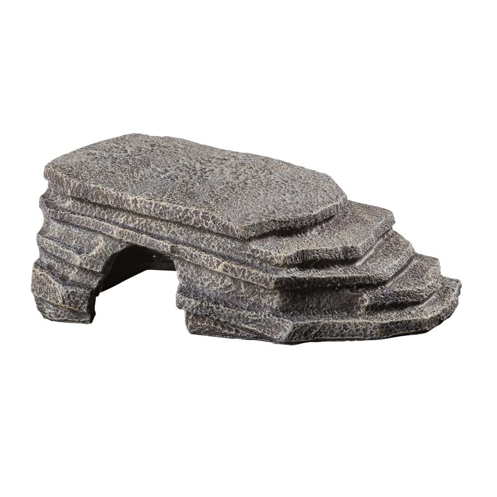 Zilla Herp Hotel Medium Reptile Terrarium Hideaway - Basking Platform & Hiding Cave